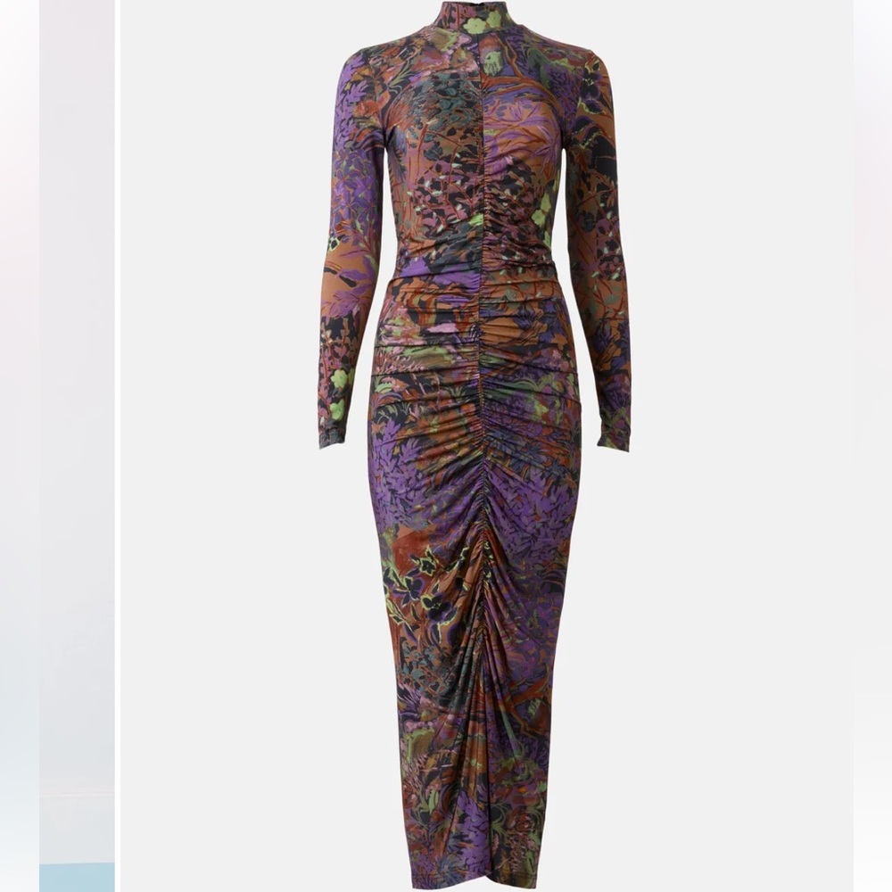 Untitled in Motion  Alonia Mesh Mock Neck Dress Sz L